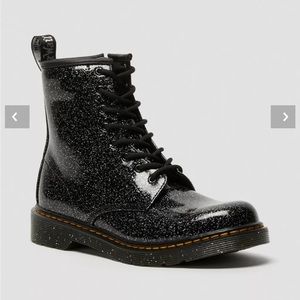 Black Glitter Women’s Doc Martens SIZE 9